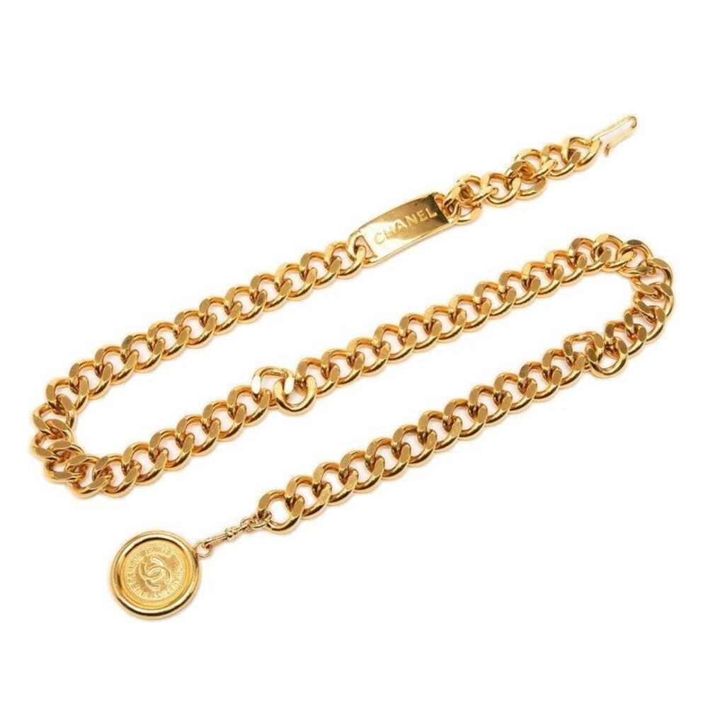 Chanel CC Logo 31 Rue Cambon Paris Chain Belt Gold Plated